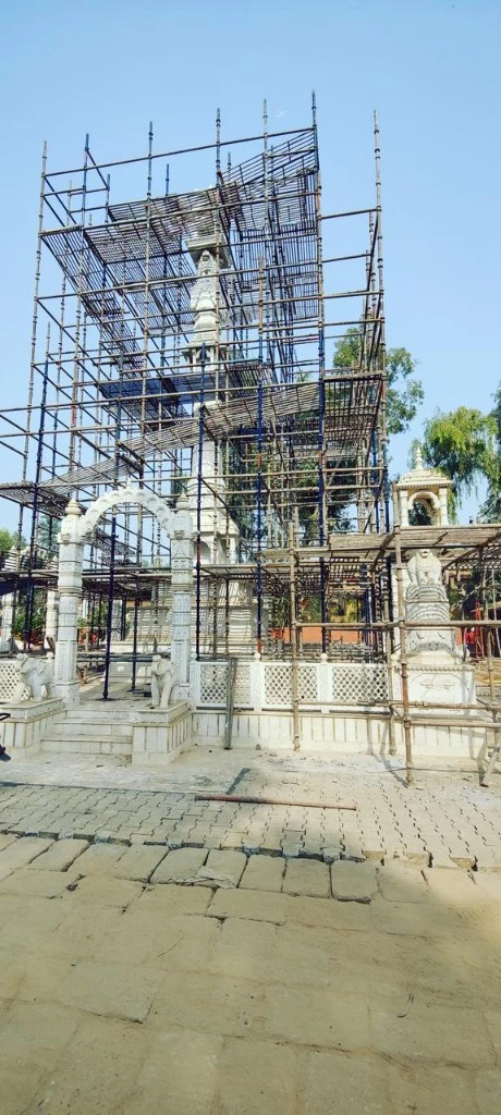 Grand Marble Temple Shikhar & Spire Architecture Construction